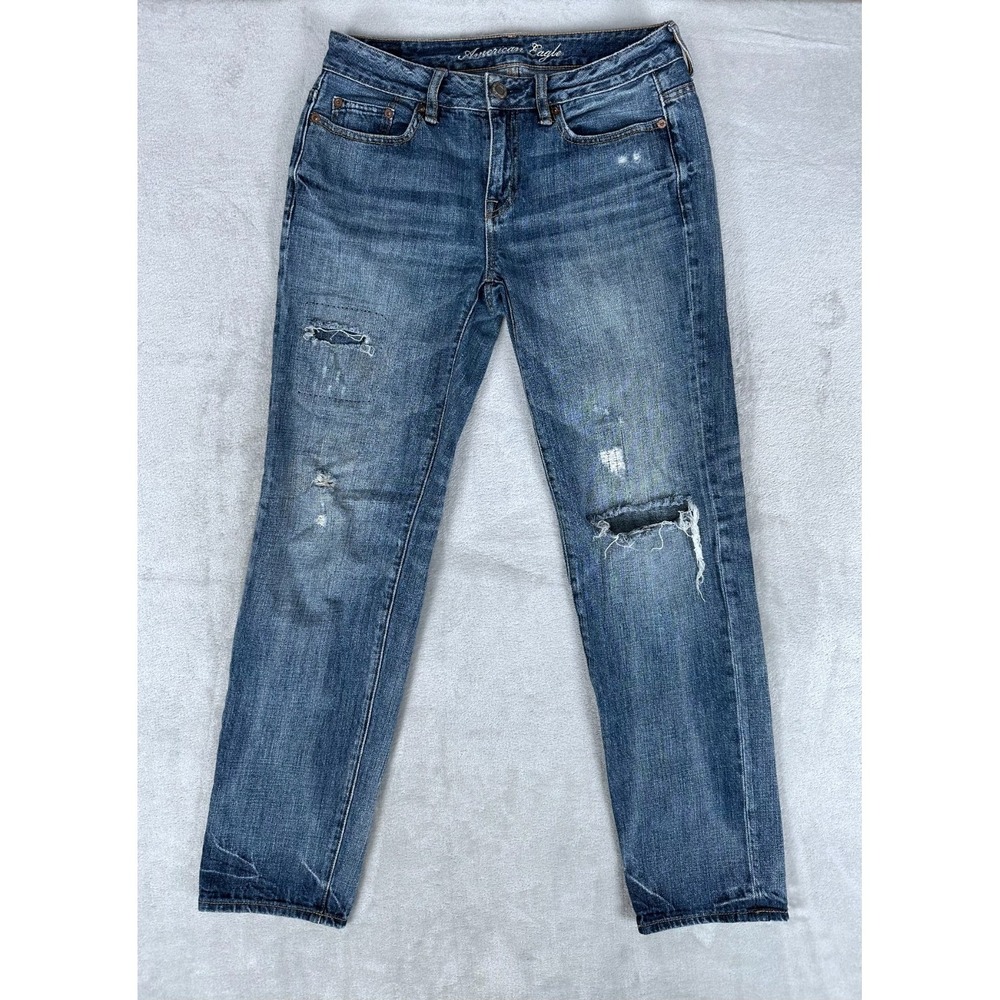 American Eagle Ex-Boyfriend Women's Jeans Size 2 Distressed